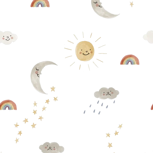 Family Fabrics - Weather Off White