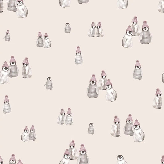 Family Fabrics - Penguins Hat Sand