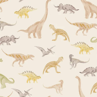 Family Fabrics - Dinosaur Pastel Large Scale