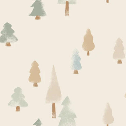 Family Fabrics - Winter Forest Creme