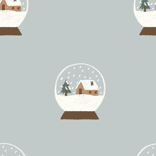 Family Fabrics - Snow Globe Blue