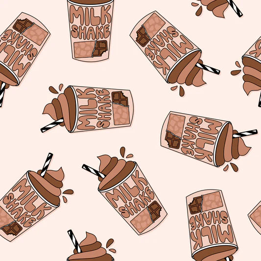 Family Fabrics - Milkshake Chocolate