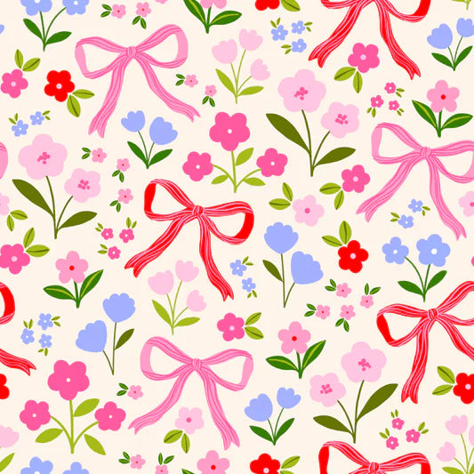 Family Fabrics - Flowers and Bows