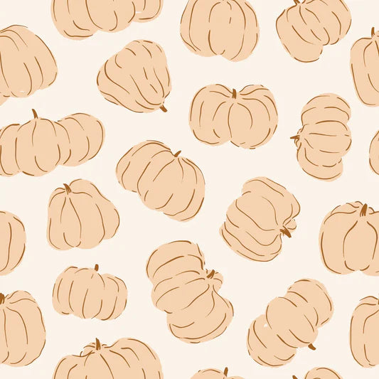 Family Fabrics - Eva Catharina - Caramel Pumpkins