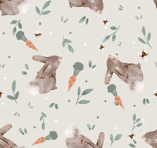 Family Fabrics - Bernadett Urbanovics - Bunny and Carrots