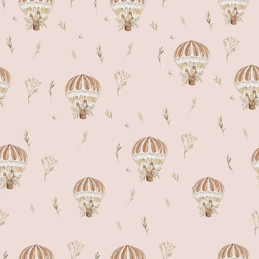 Family Fabrics - Irene Jelier - Air Balloon Pink
