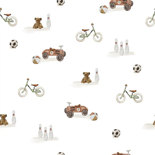 Family Fabrics - Irene Jelier - Vintage Toys