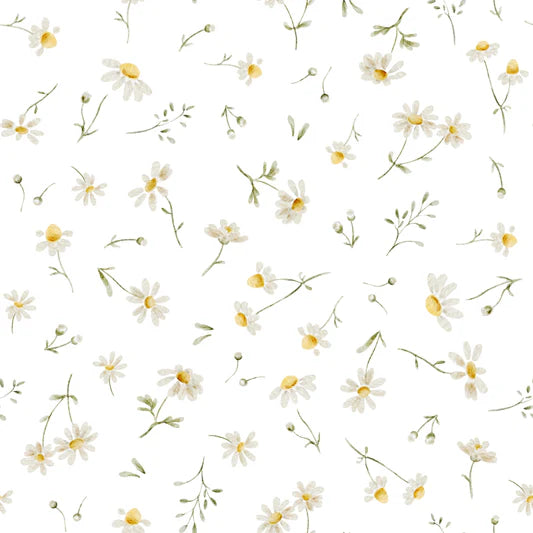 Family Fabrics - Thu Ha Kung - Floral Camilla 2 - White