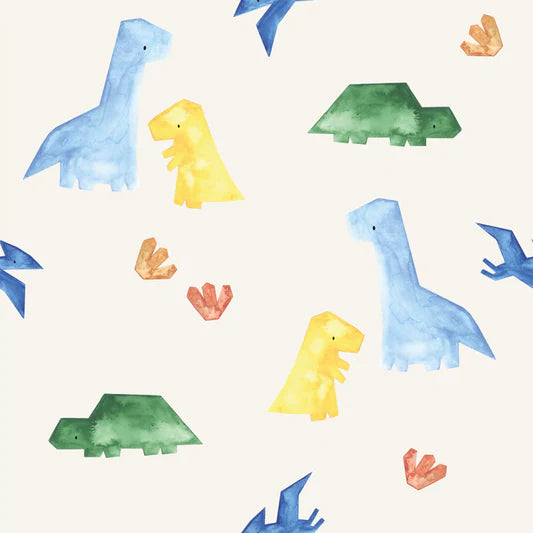Family Fabrics - Emilie Gauvrit - Dinos Aquarelle