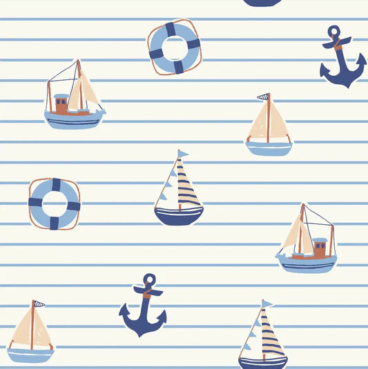 Family Fabrics - Hufton Studio - Little Sailor Cream