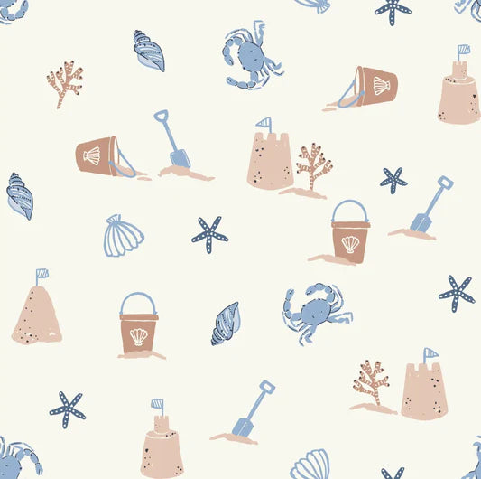 Family Fabrics - Hufton Studio - Sand Fund Creme Brown