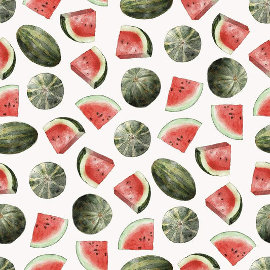 Family Fabrics - Marcha Joan - Watermelon Fruit