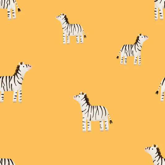 Family Fabrics - Zanet From Wonderland - Safari Elephant Yellow