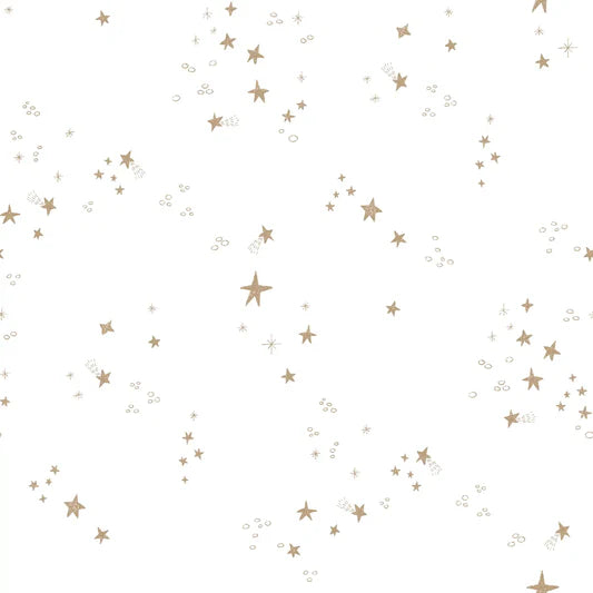 Family Fabrics - Zanet From Wonderland - Stars Beige