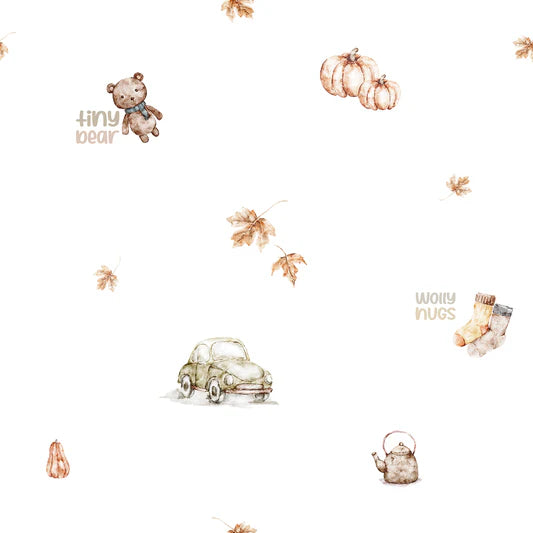 Family Fabrics - Brush & Bear - Cozy Autumn