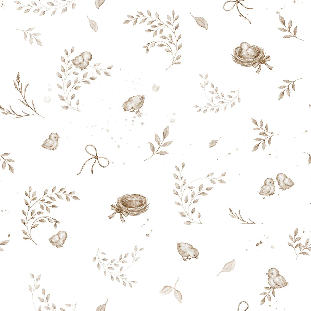 Family Fabrics - Brush & Bear - Tiny Nests