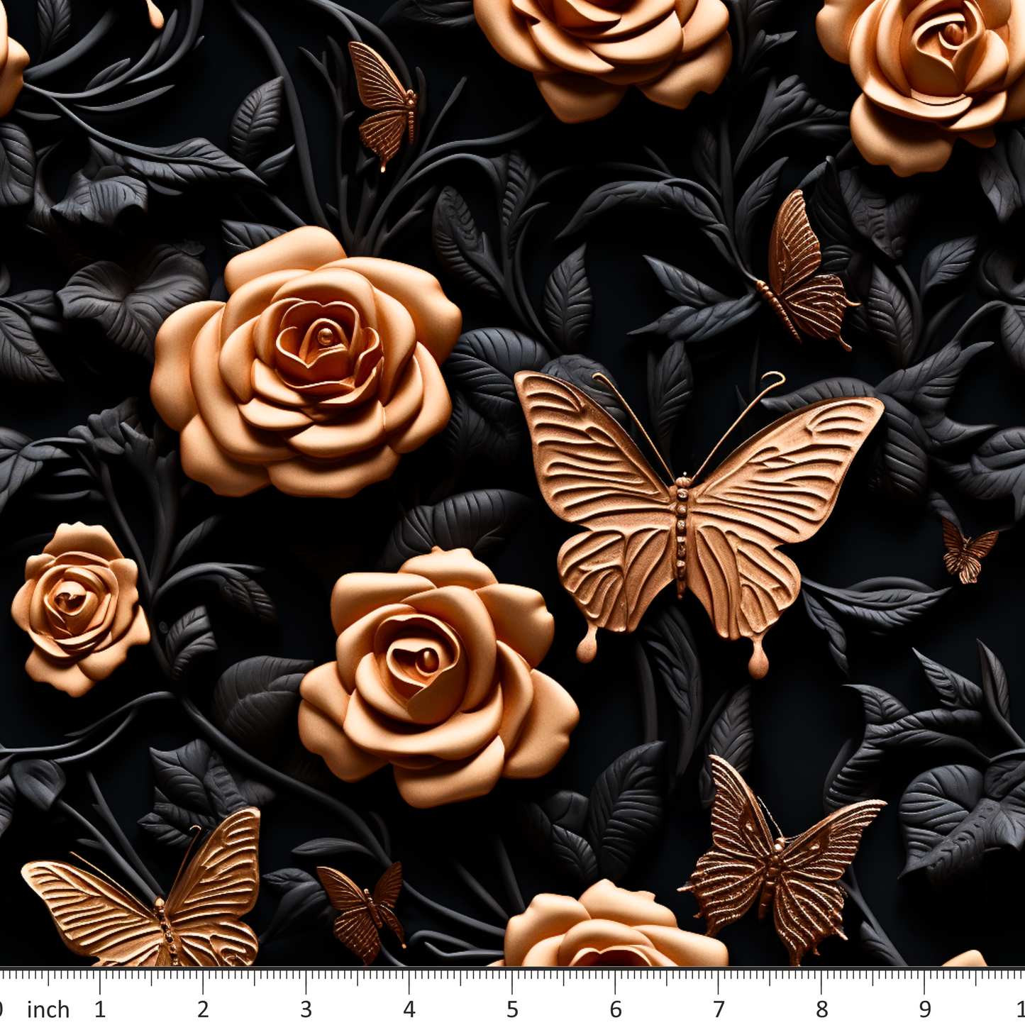 Rose Gold Butterflies
