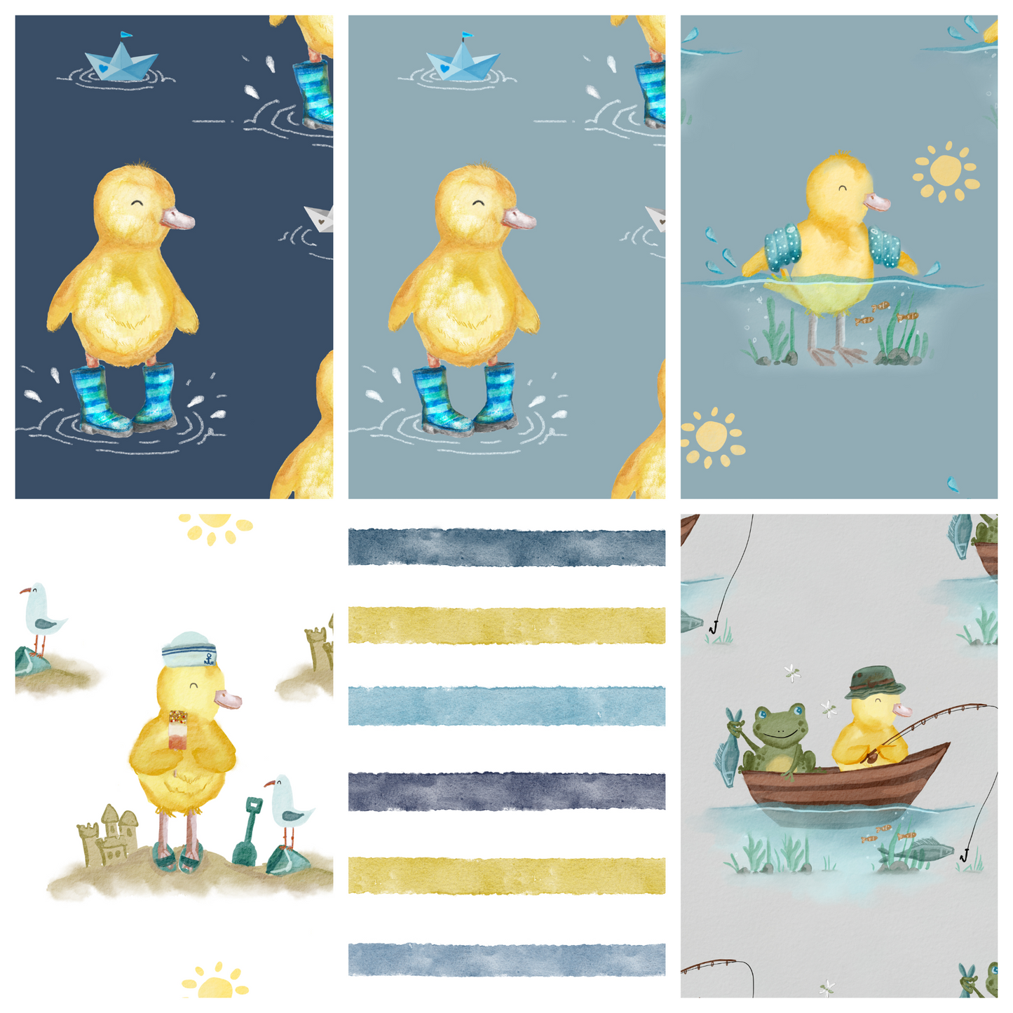 Tatra Cottage - Buddy Duck - Fishing with Frog - Summer Collection