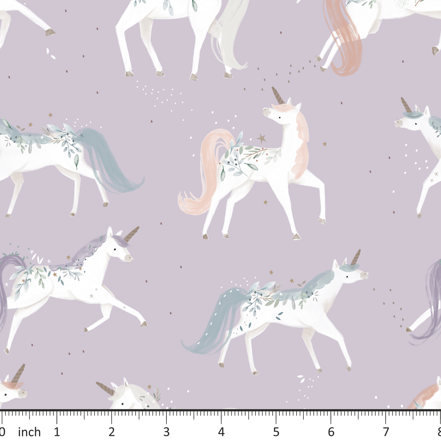Lumelo and Ginger - Corin - on Mauve - Unicorn