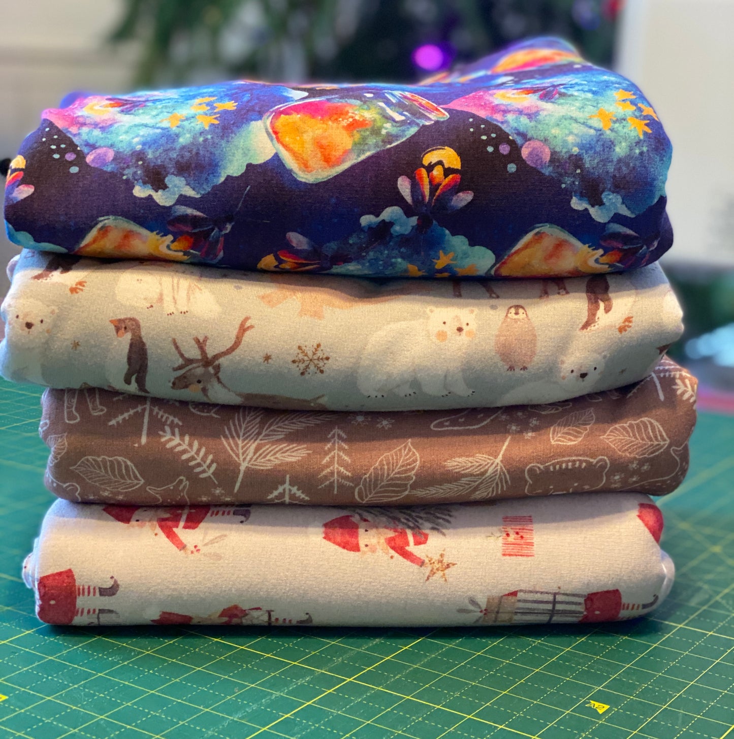 5 yard Fabric Bundle - Prints - Fleeced Bamboo French Terry