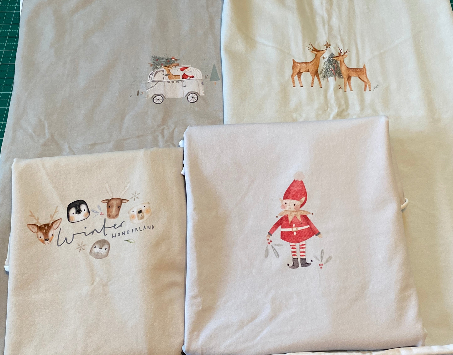 4 Panel Sets - Lumelo and Ginger Christmas Themed - Jersey