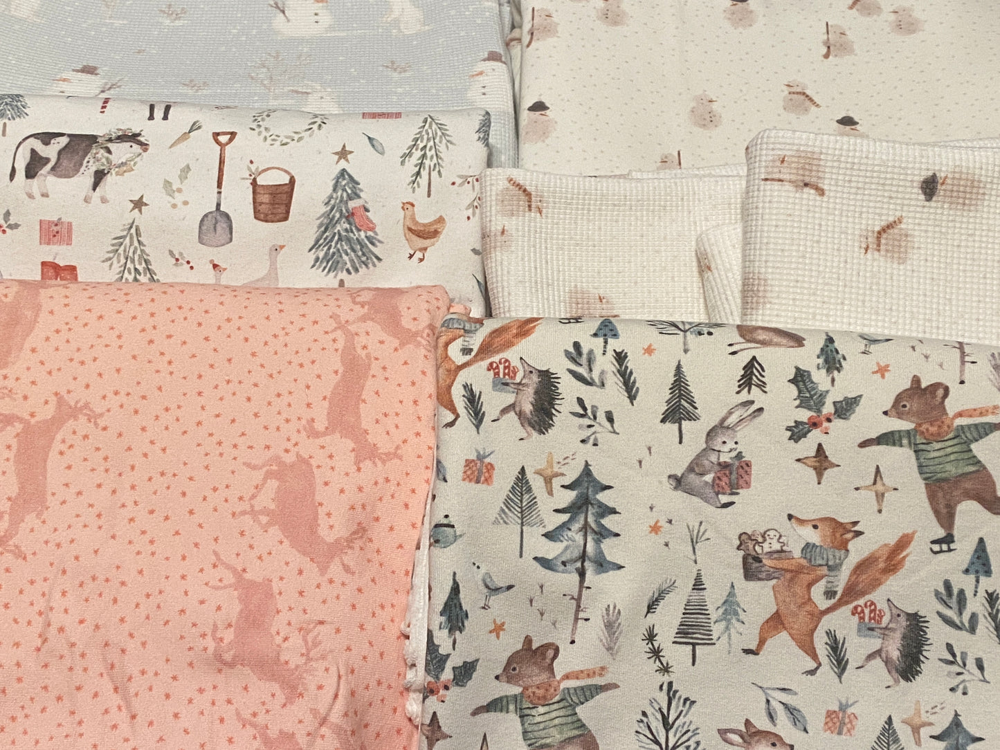 Bundle 13 - 7.5+ yds Family Fabrics Bundle - Winter Themed