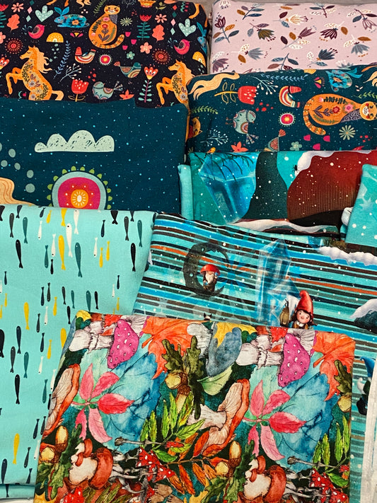 Bundle 6 - Euro-printed Bundle - 10+ yds - Scandinavian