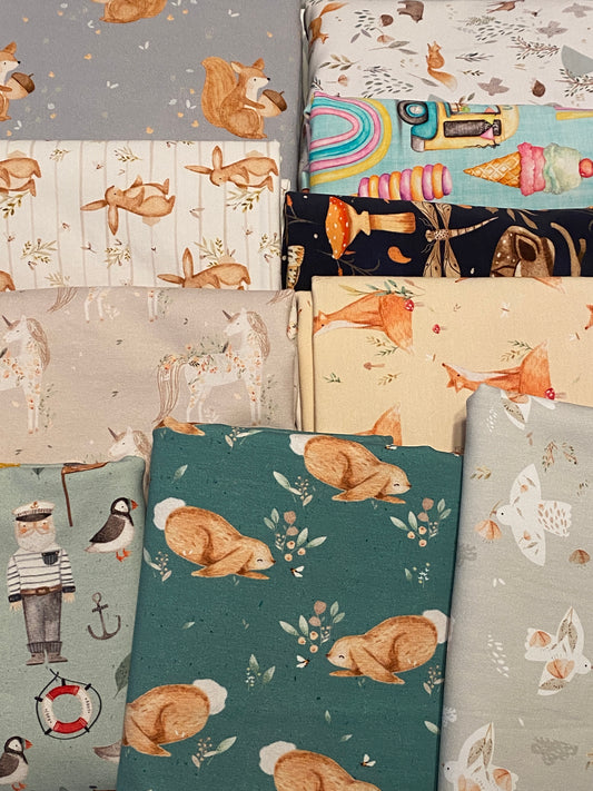Bundle 8 - Reactive-printed Bundle - 9+ yds