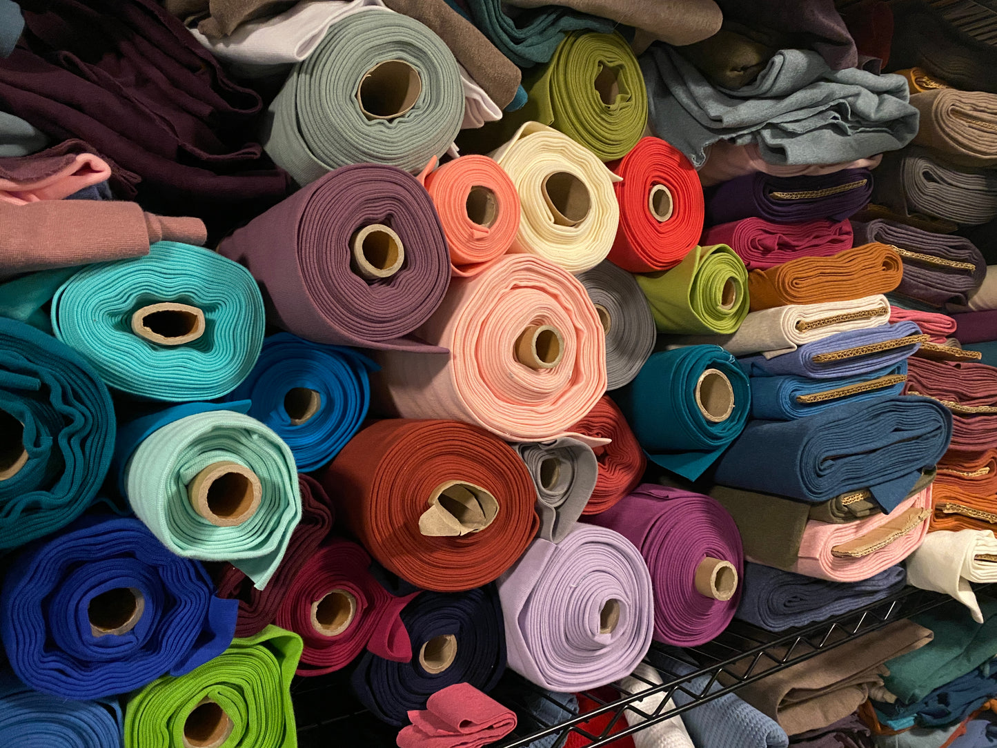Only 1 left! 10 yard Fabric Bundle - Knit Solids Bundle - European-Solids and Swafing