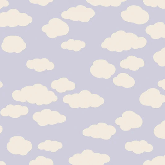 Family Fabrics - Clouds Blue