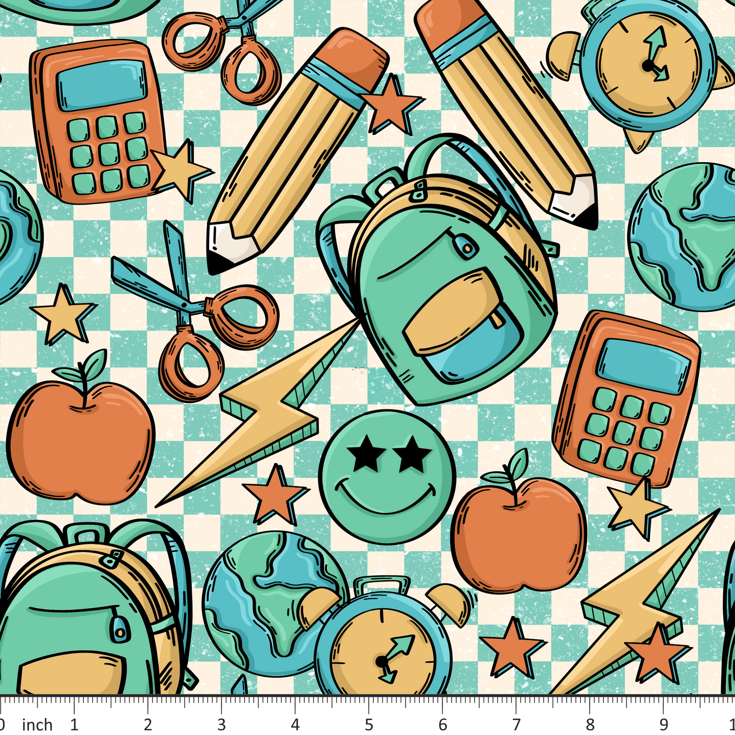 Back to School on Teal