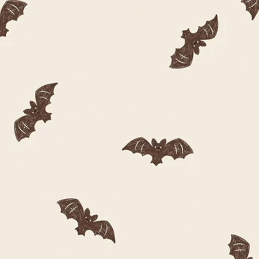 Family Fabrics - Bats Brown