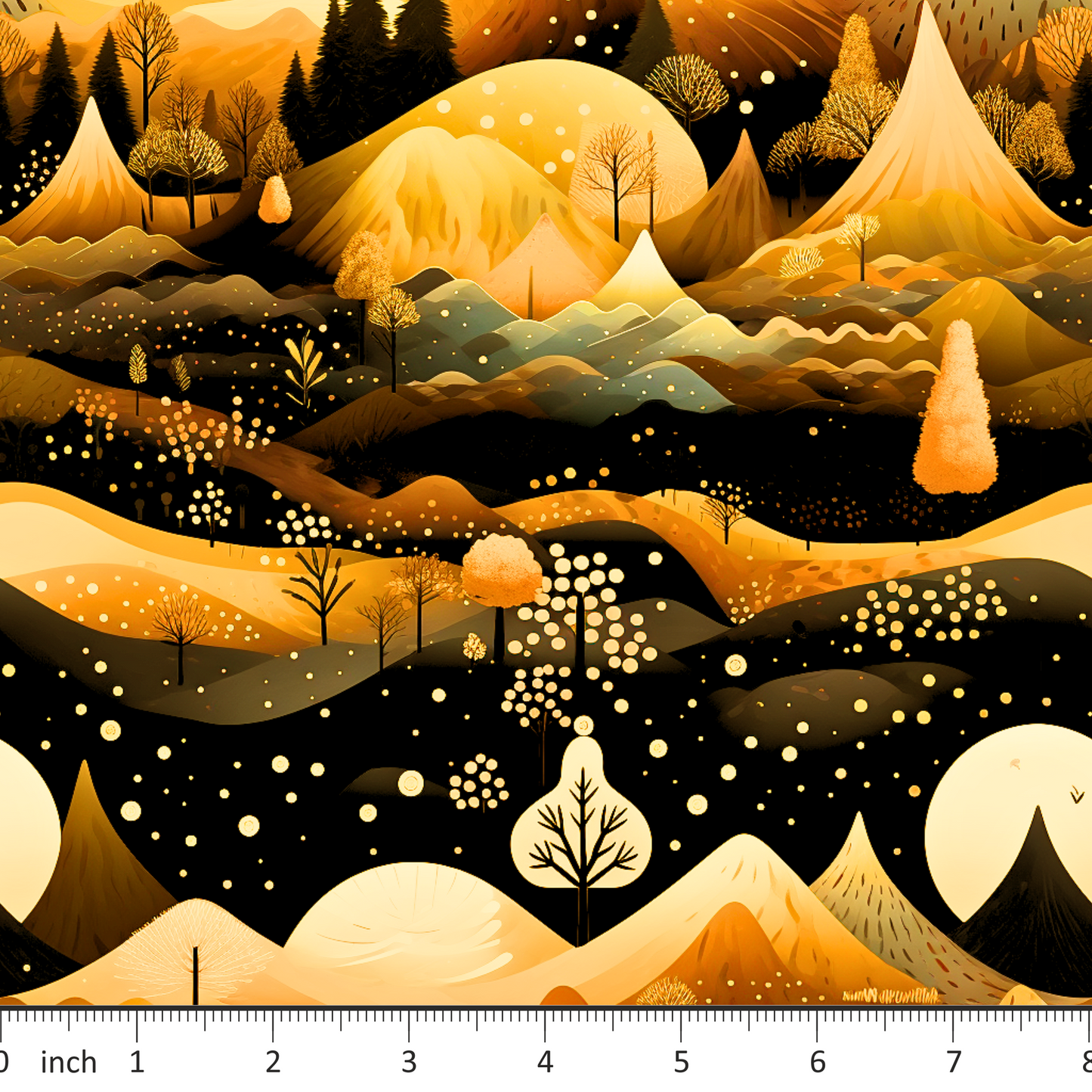 Black and Yellow Mountain