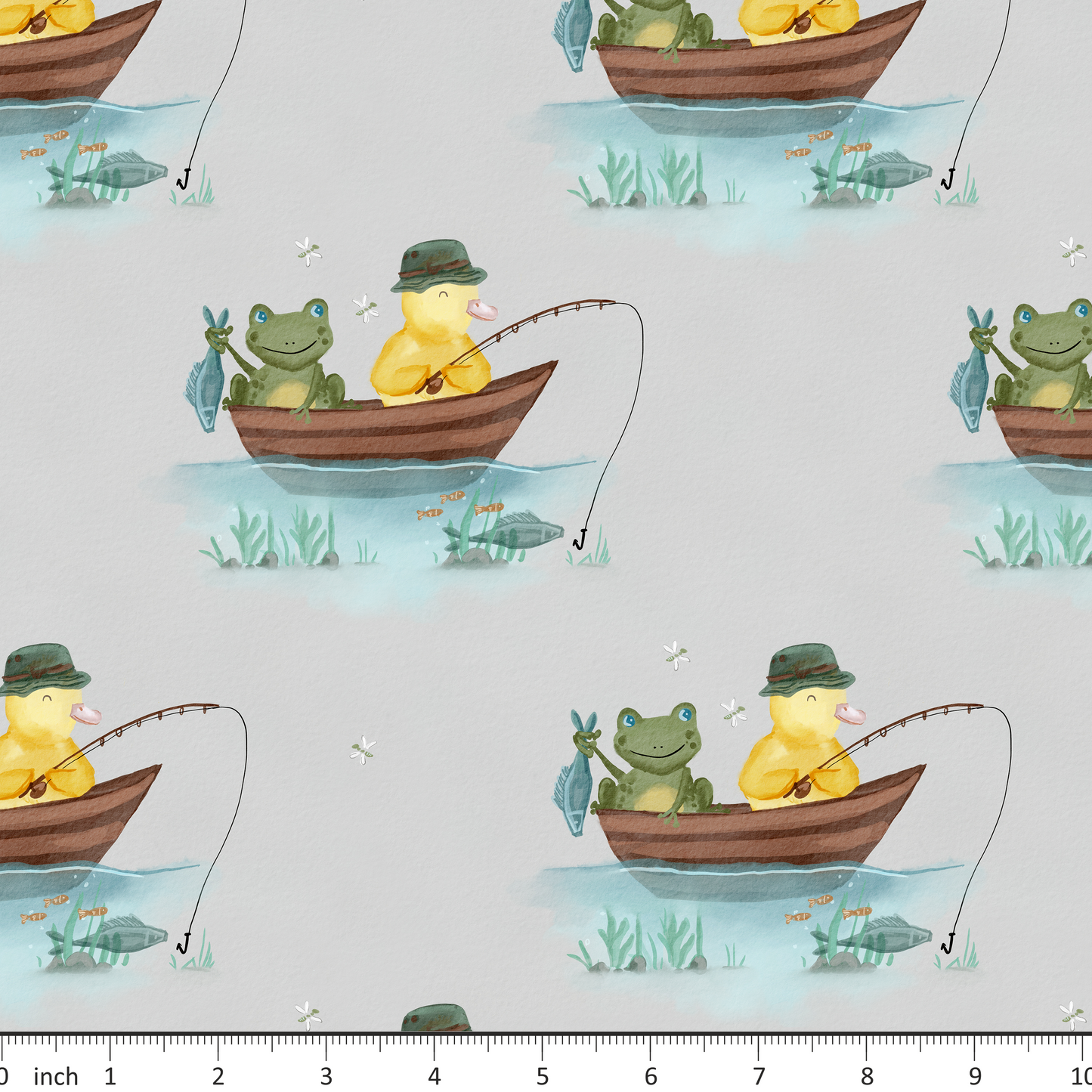 Tatra Cottage - Buddy Duck - Fishing with Frog - Summer Collection