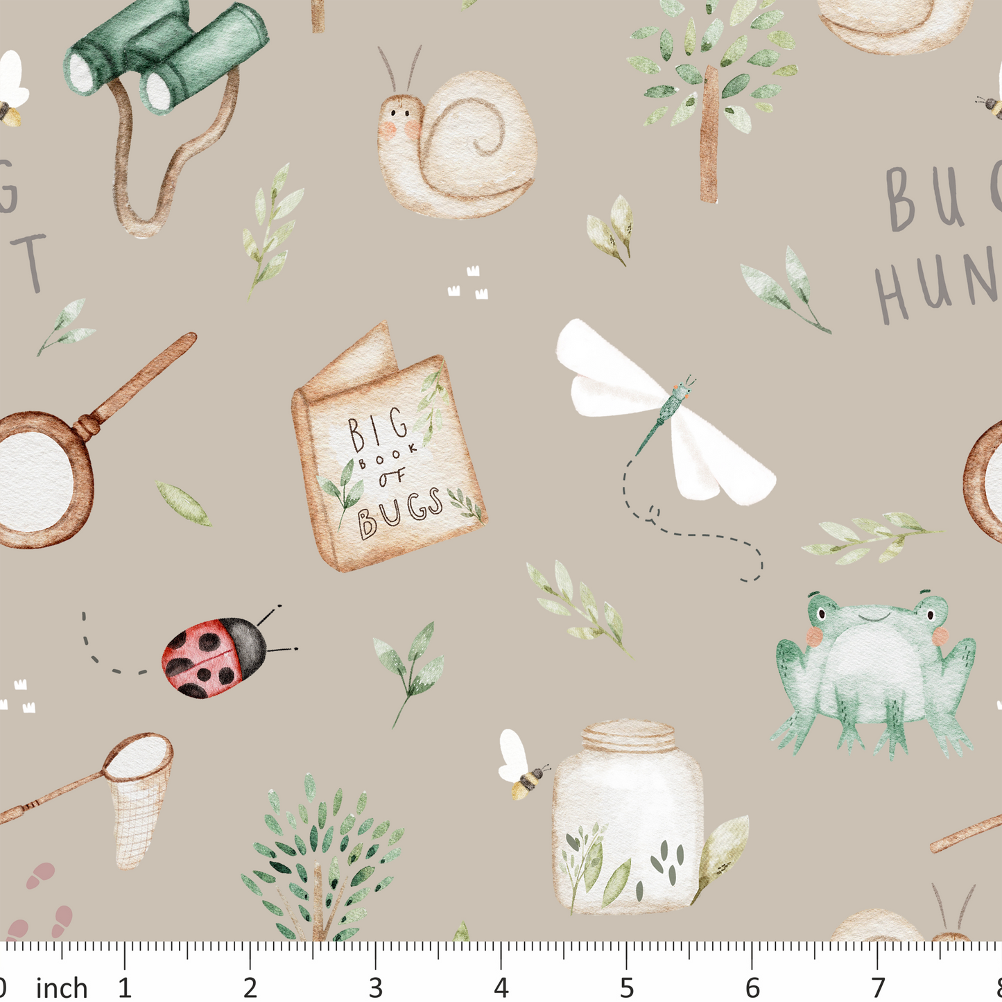Lumelo and Ginger - Bug School on Taupe