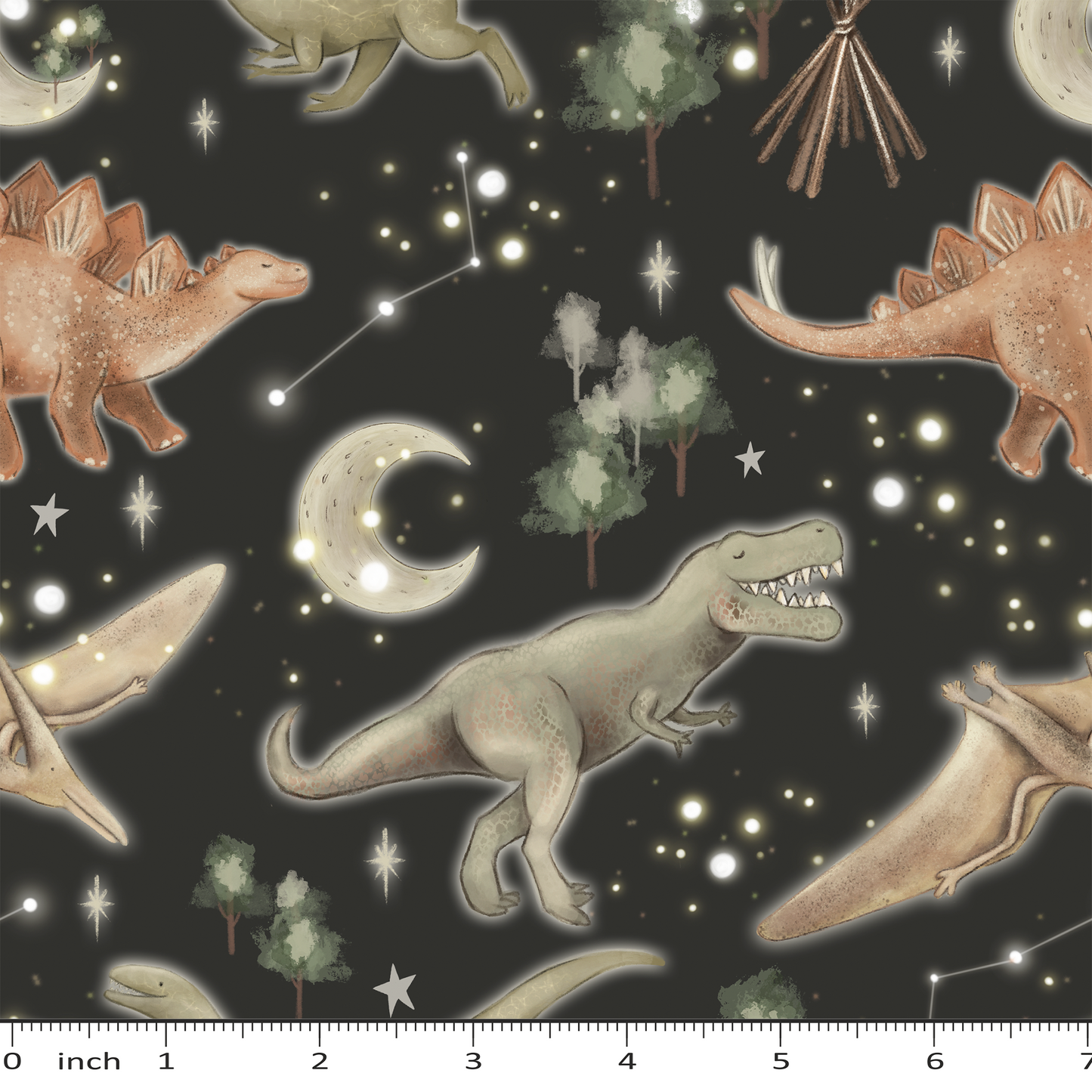 Wharfedale Studio - Dinosaurs in The Night Sky