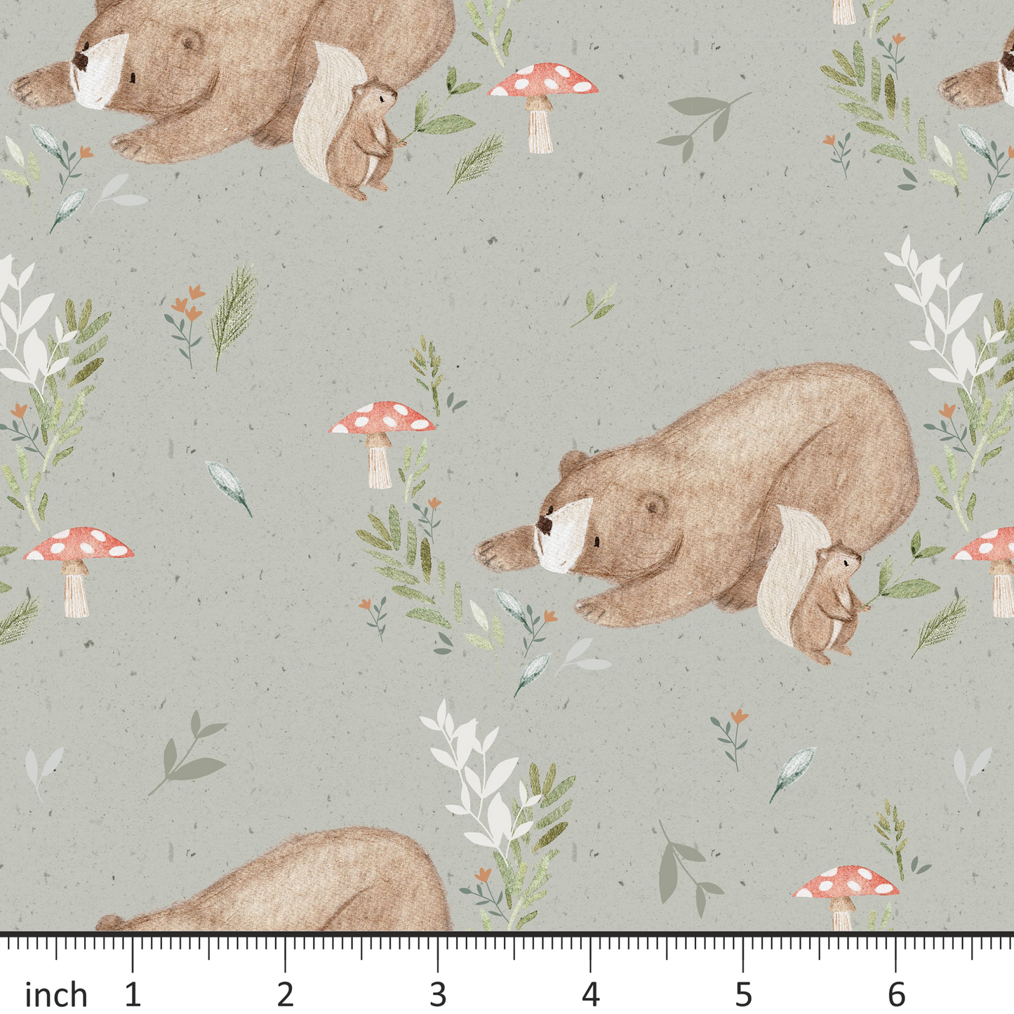 Lumelo and Ginger - Eliy - on Laurel - Bear - Little Rhody Exclusive Colorway
