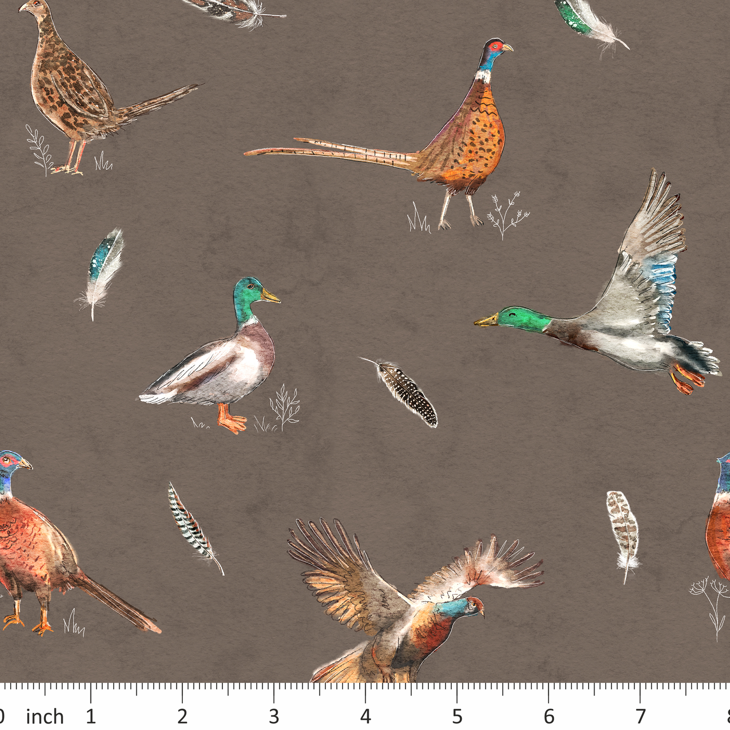 Tatra Cottage - Game Birds - on Brown