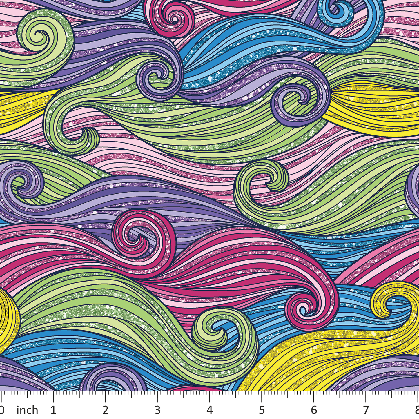 Pastel Rainbow Unicorn Glitter Hair