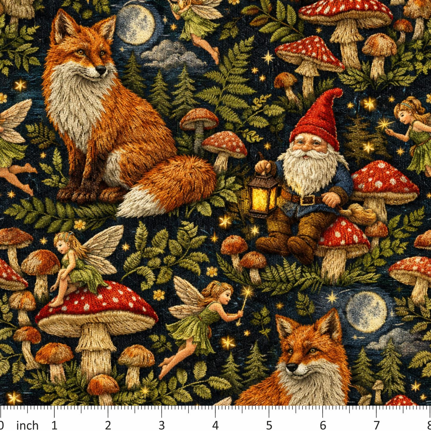Bear's Den Sewing Studio - Woodland Gnome and Fairy - Fox - Forest Fantasy