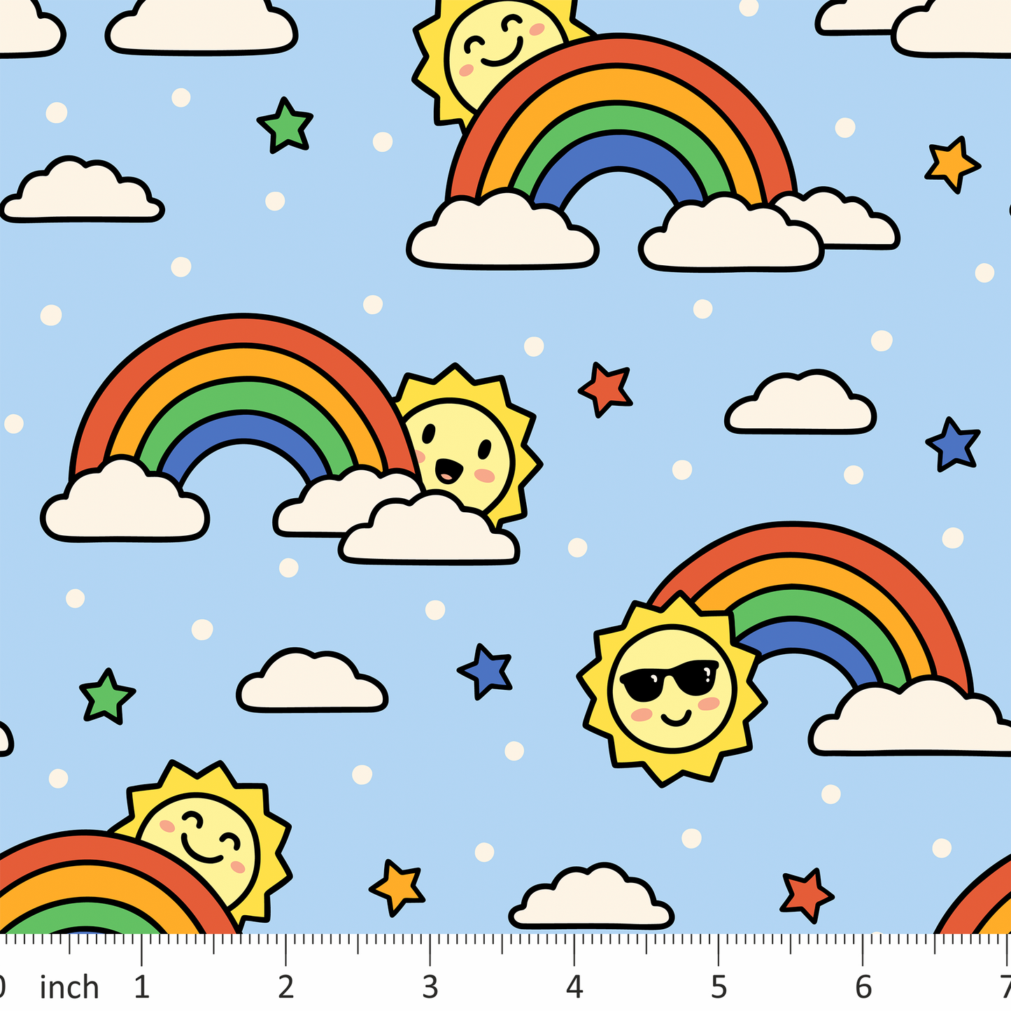 Happy Suns and Rainbows