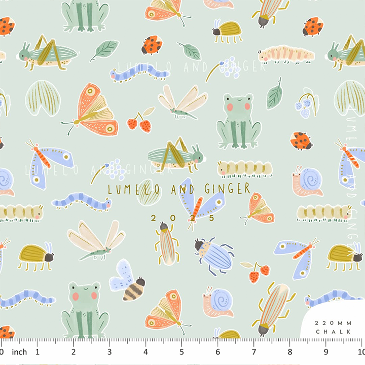 Lumelo and Ginger - Little Legs - on Chalk - Colorful Bugs - Summer Insects