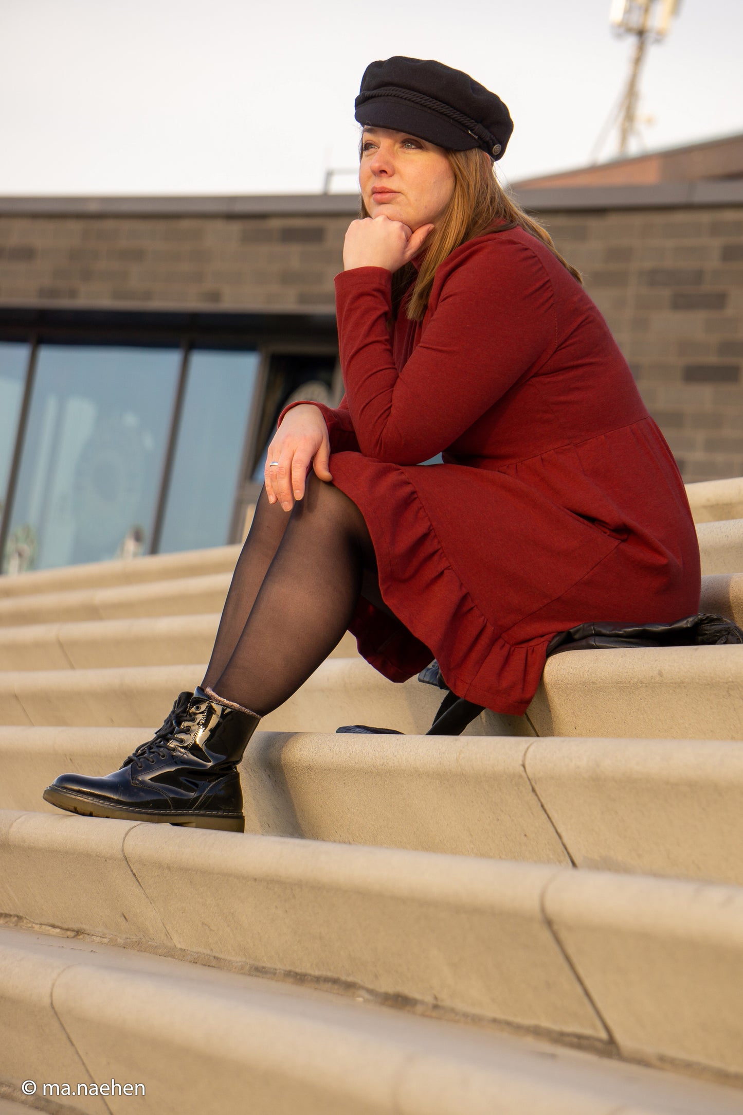 Swafing Mélange Dark Burgundy (1338)