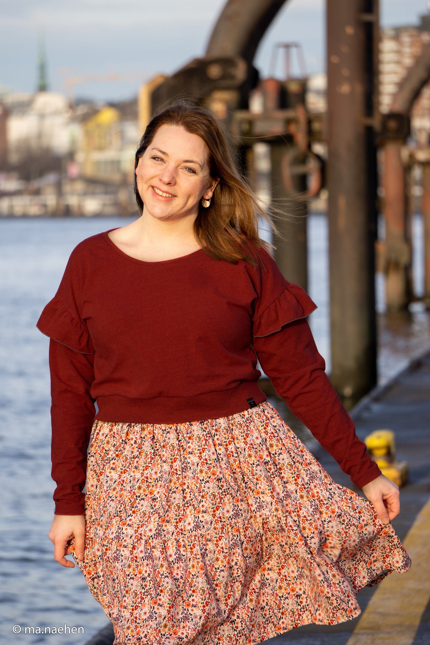 Swafing Mélange Dark Burgundy (1338)