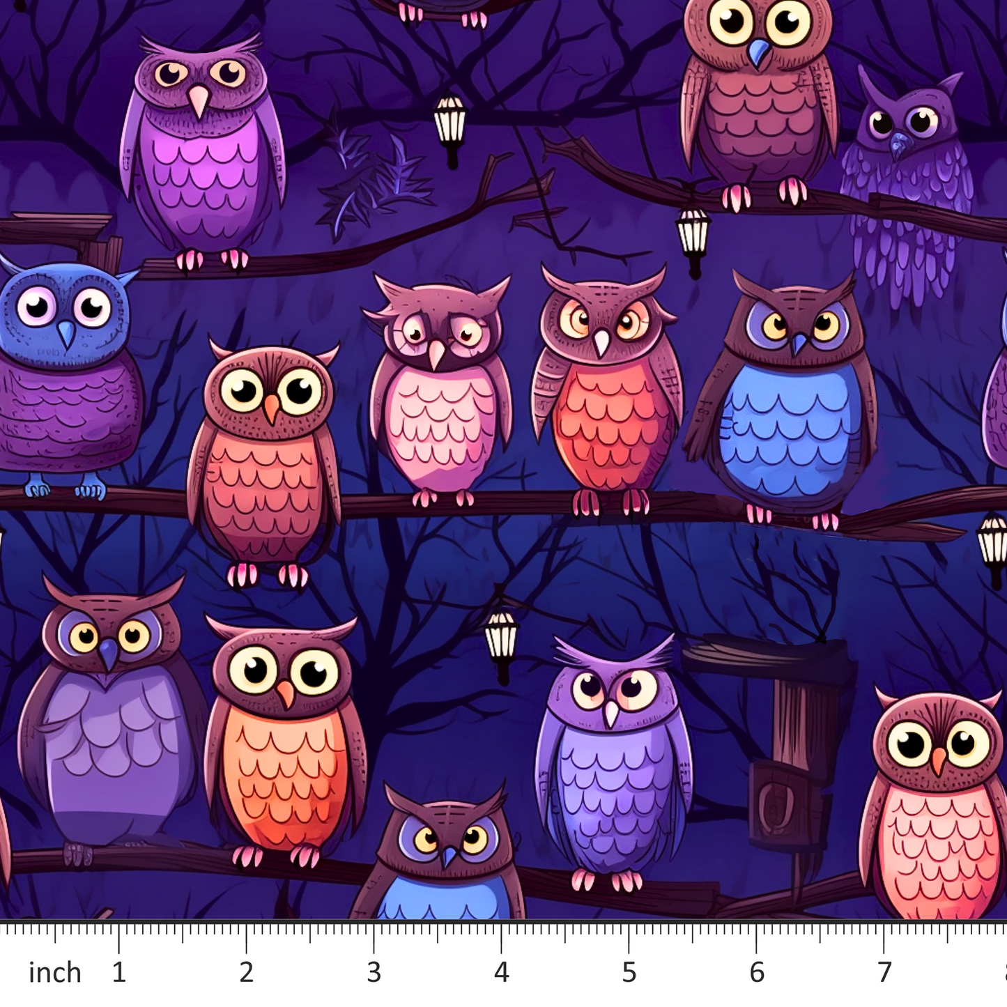 Purple Owls
