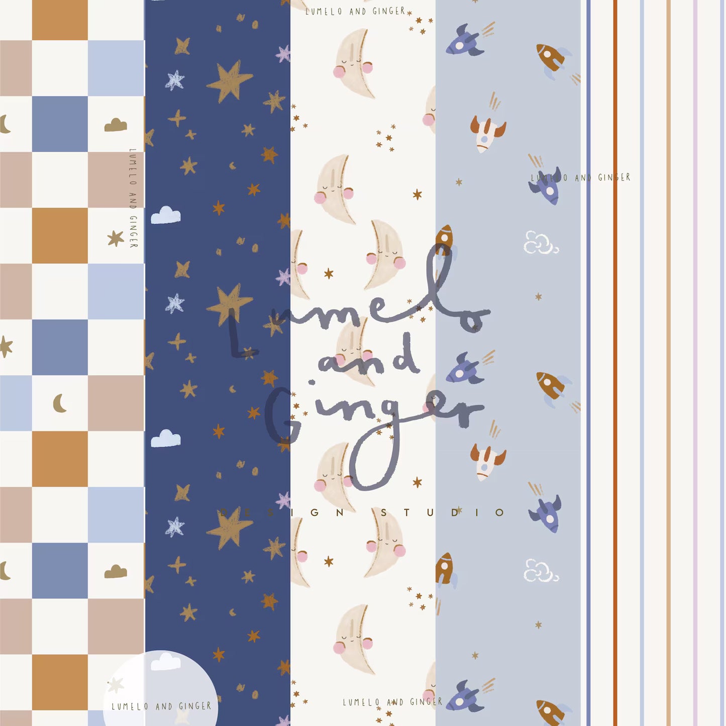 Lumelo and Ginger - Moons - Rockets Coordinate