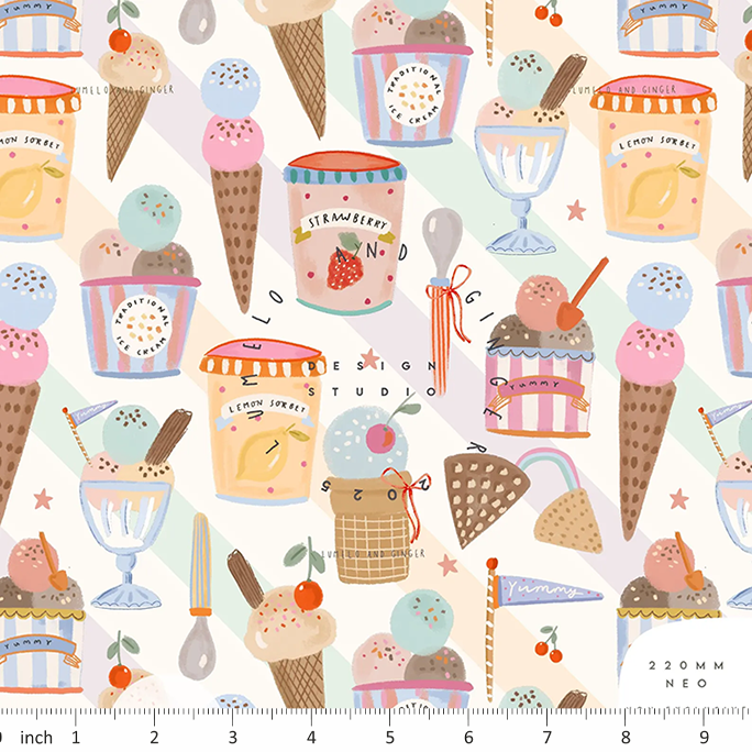 Lumelo and Ginger - Sweet Scoop - Ice Cream - Summer