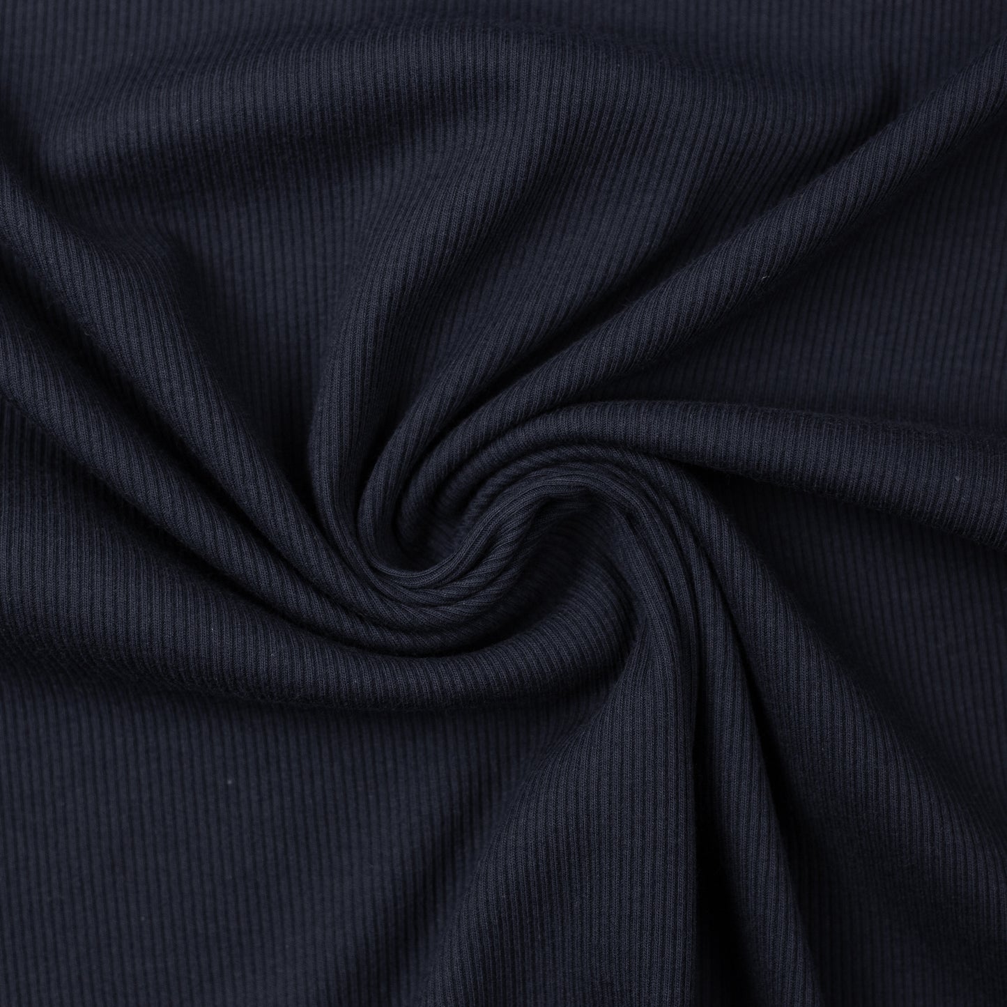 Swafing Solids - Rib Knit Jersey - Dark Blue (599)