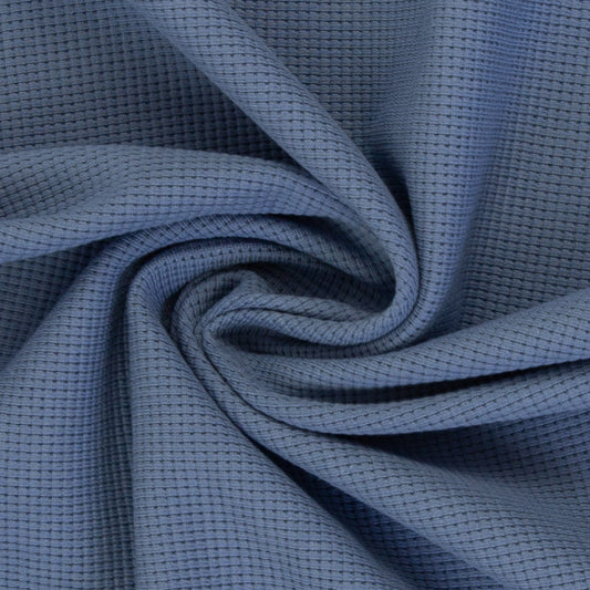 Swafing Solids - Smokey Blue (258) Waffle Only