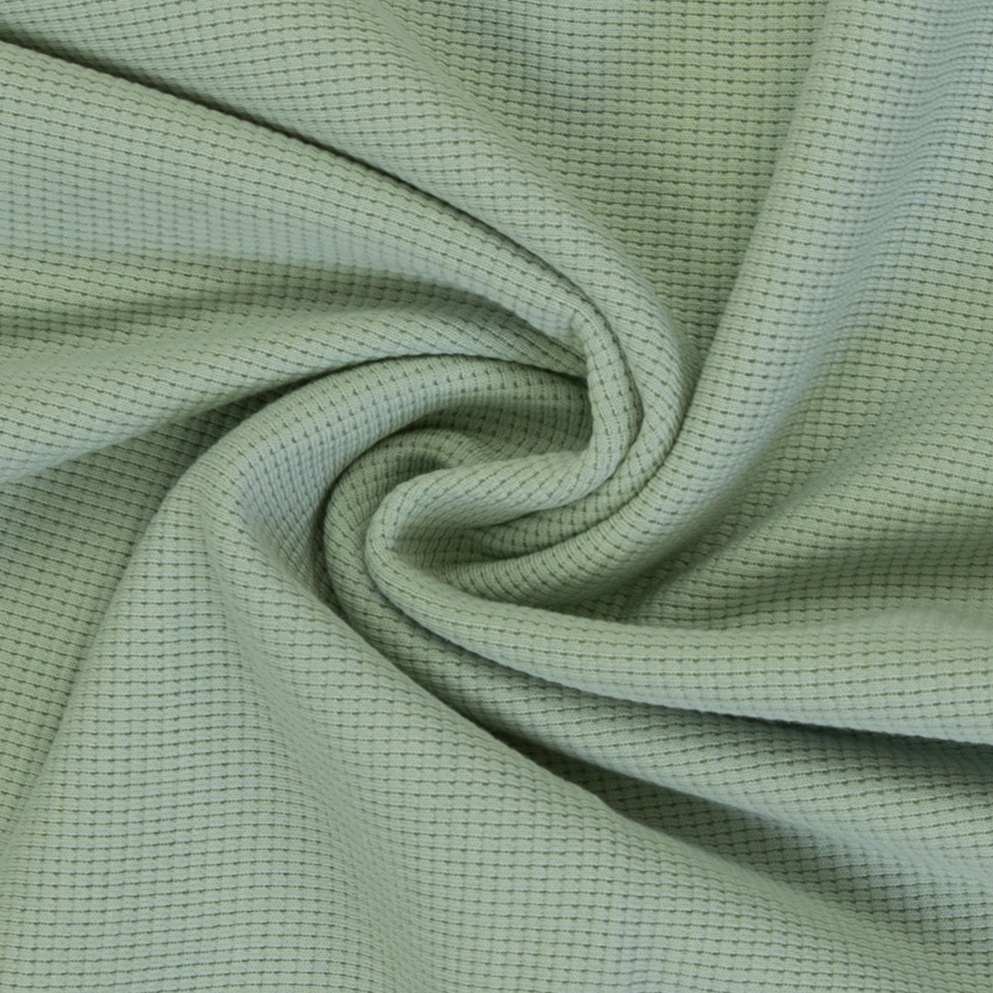 Swafing Solids - Rib Knit Jersey - Smokey Sage (262)
